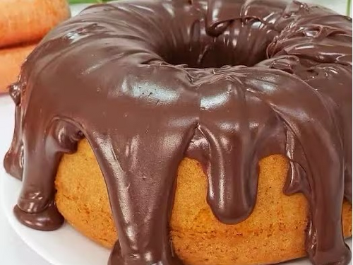 Bolo De Cenoura Com Brigadeiro