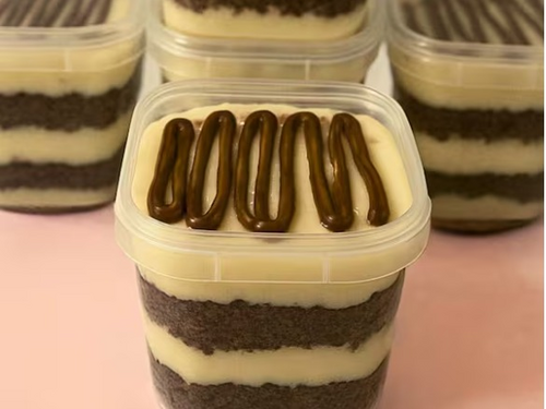 Bolo no pote de Ninho com Nutella