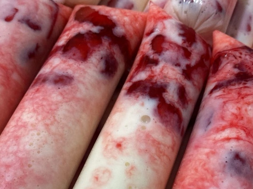 Geladinho gourmet Morango do amor
