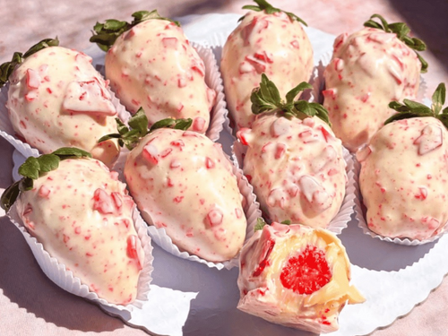 Morango cravejado