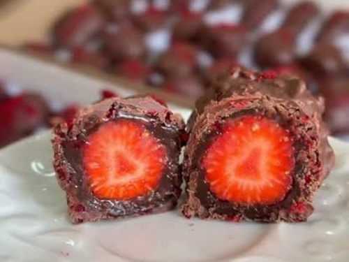 Morango Cravejado ao leite